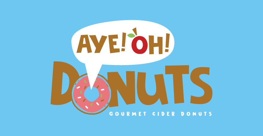 Aye! Oh! Donuts! Logo