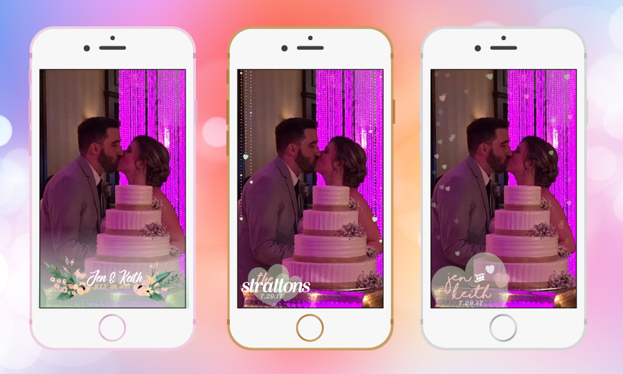 JK Wedding Snapchat Filters